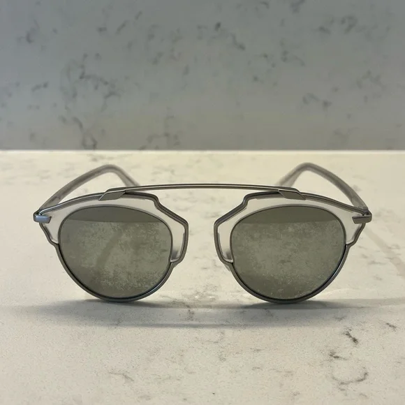Authentic Dior So Real Sunglasses in Matte Silver - Picture 2 of 16